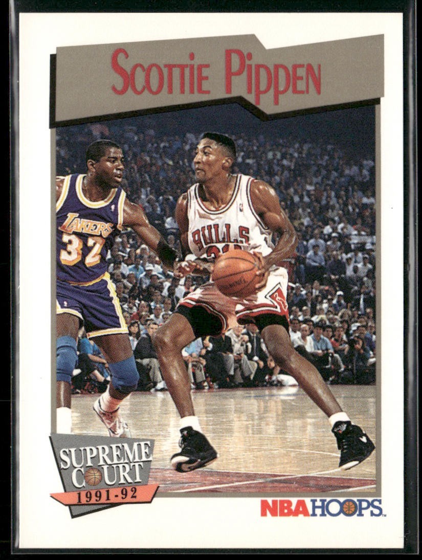 Scottie Pippen Player Lot Bundle 10 Basketball Cards SP004 Chicago Bulls back