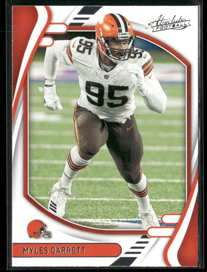 Myles Garrett Player Lot Bundle 10 Different Football Cards MG001 Browns back