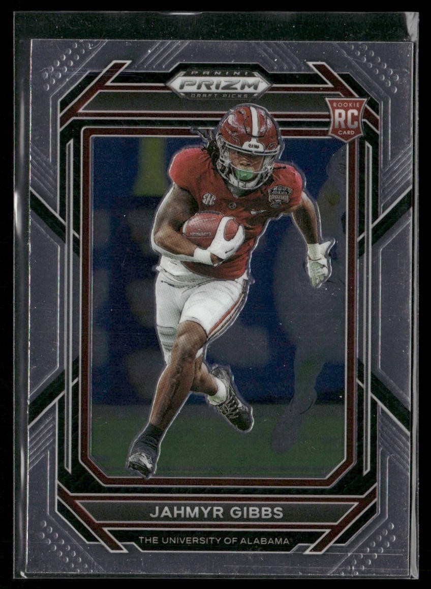 Jahmyr Gibbs Player Lot Bundle 10 Different Football Cards JG001 Lions 6 RC back