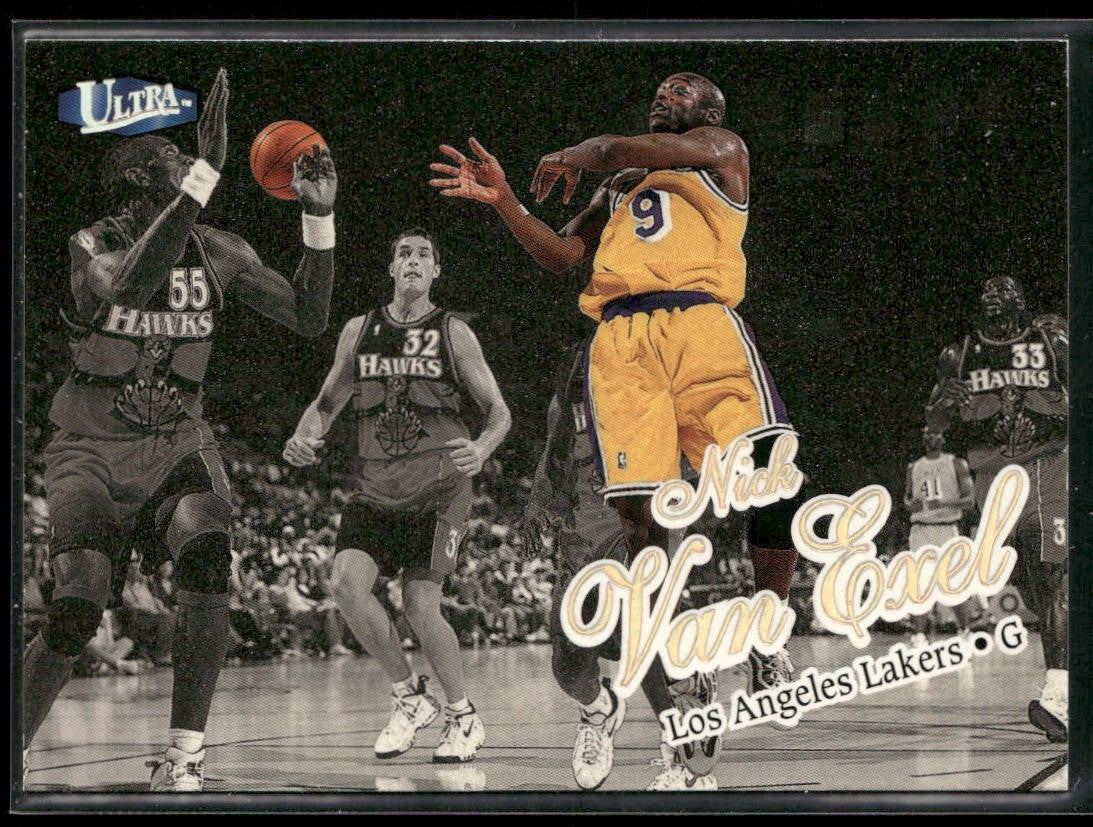Nick Van Exel Player Lot Bundle 10 Basketball Cards NVE001 Lakers 3 RC's back