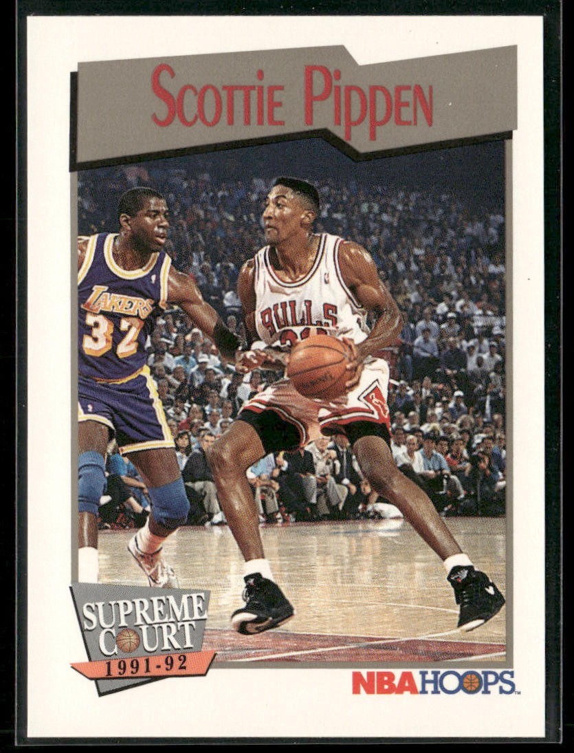 Scottie Pippen Player Lot Bundle 10 Basketball Cards SP005 Chicago Bulls back