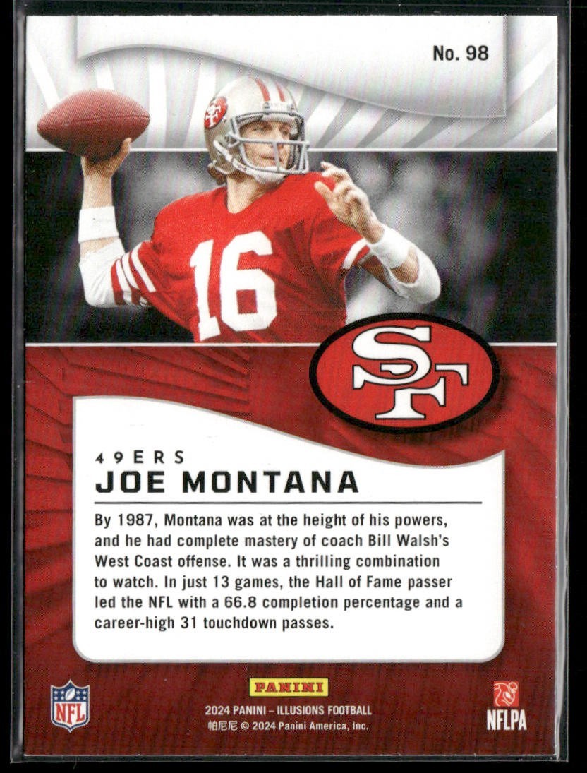 Joe Montana Player Lot Bundle 10 Different Football Cards JM006 49ers Chiefs back