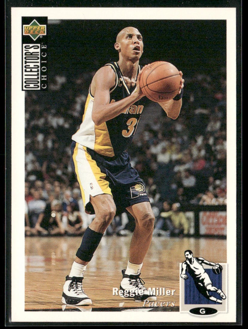 Reggie Miller Player Lot Bundle 10 Basketball Cards RM001 Pacers back