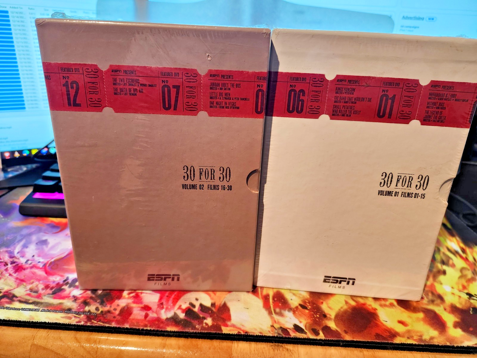 ESPN 30 for 30 Gift Set Collection | Volumes 1 & 2 DVD | Factory Sealed front
