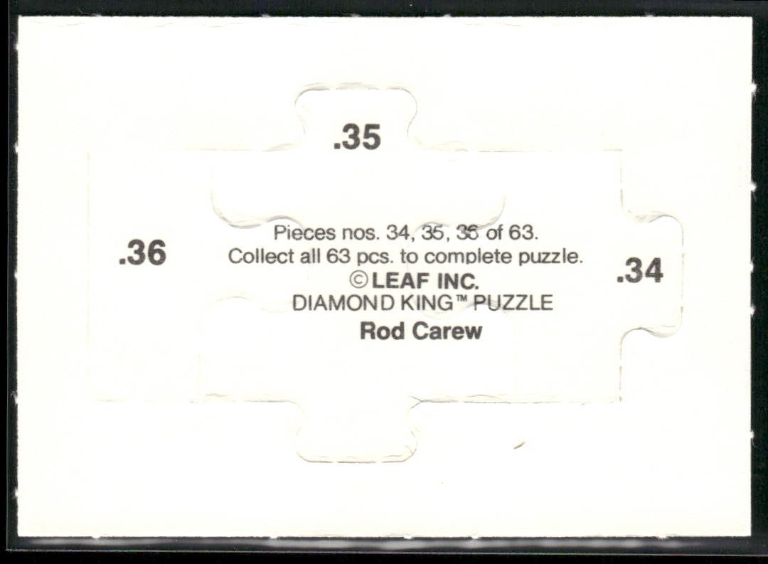 Puzzle Piece Lot Bundle 10 Different Baseball Cards P002 back