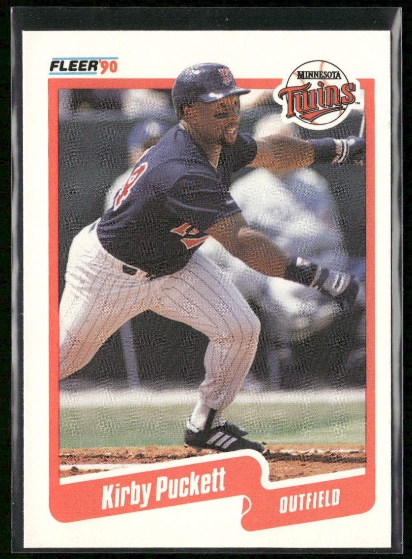 Kirby Puckett Player Lot Bundle 10 Different Baseball Cards KP001 Twins back