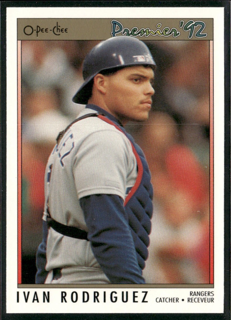 Ivan Rodriguez Player Lot Bundle 10 Different Baseball Cards IR001 Rangers back
