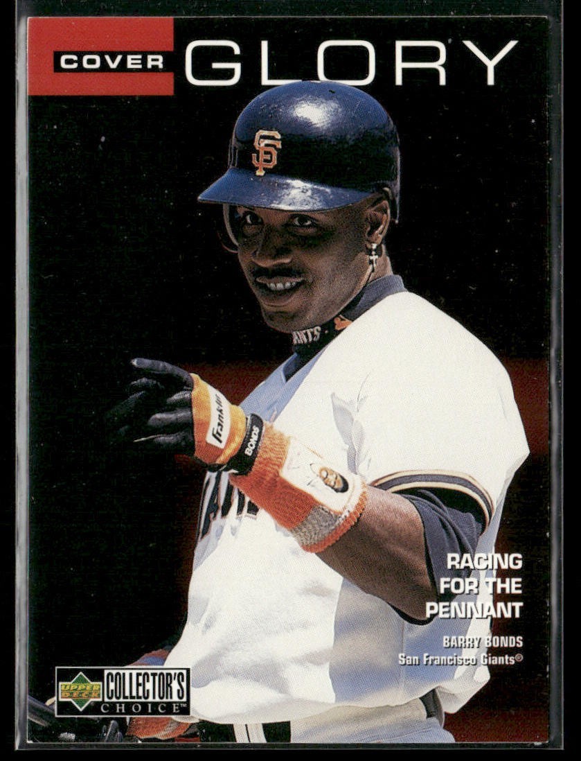 Barry Bonds Player Lot Bundle 10 Different Baseball Cards BB001 Giants Pirates front