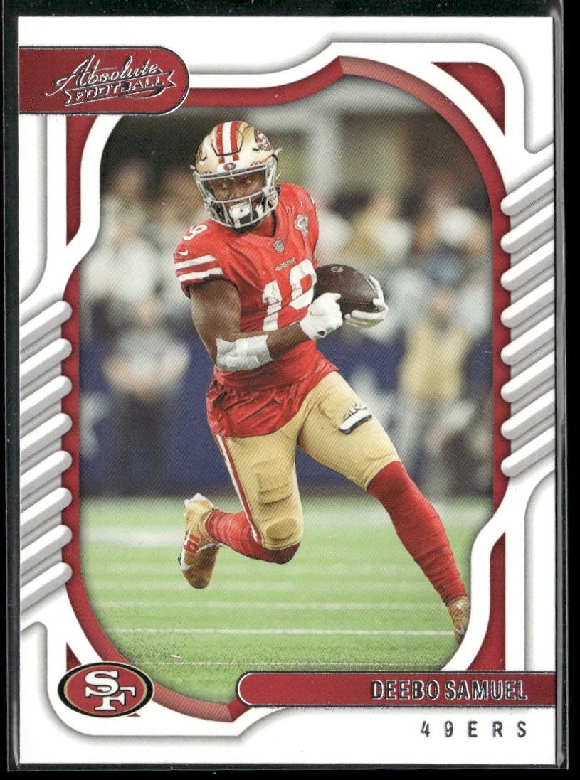 Deebo Samuel Player Lot Bundle 10 Different Football Cards DS001 San Fran 49ers back