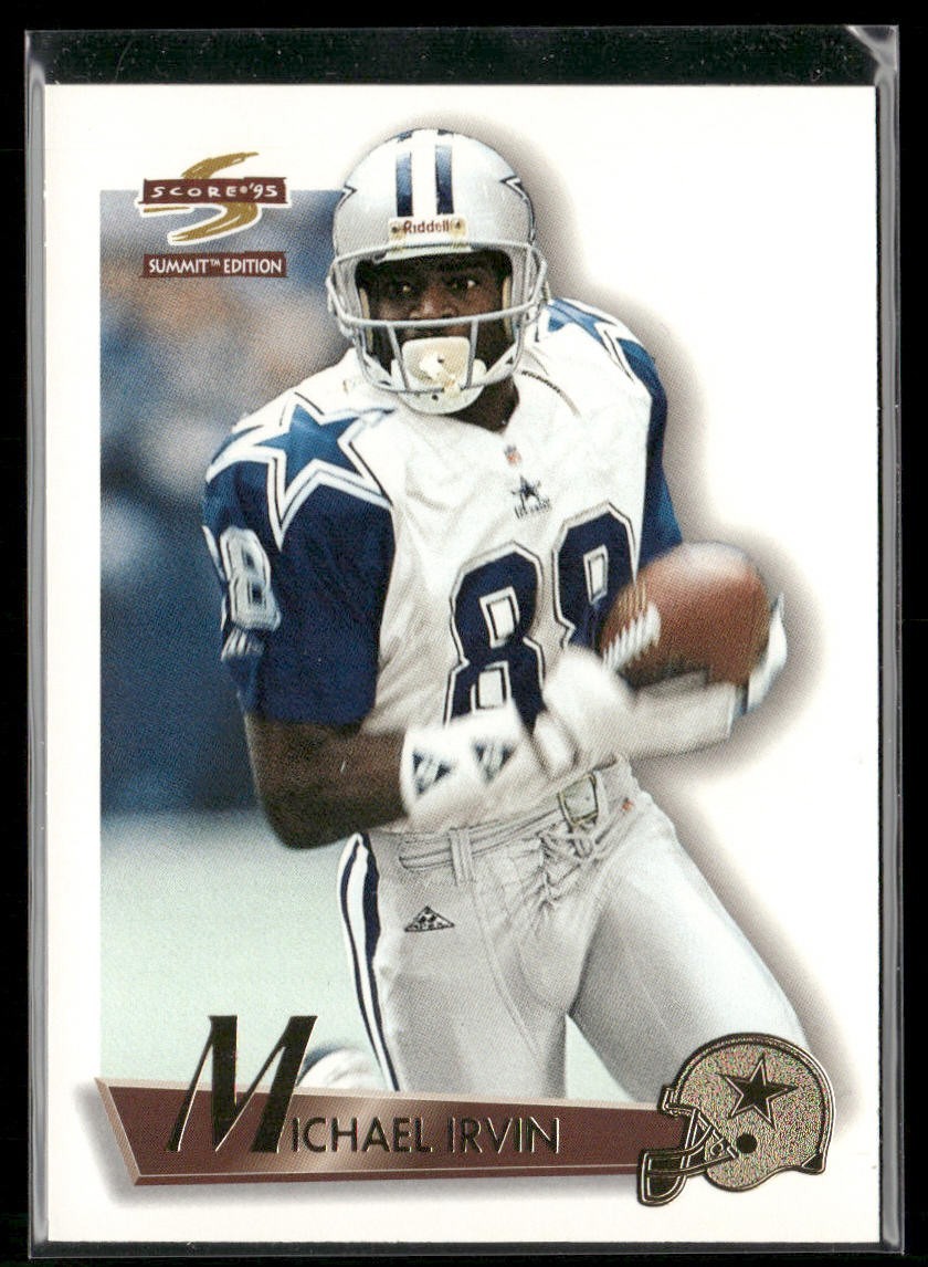 Michael Irvin Player Lot Bundle 10 Different Football Cards MI004 Cowboys back