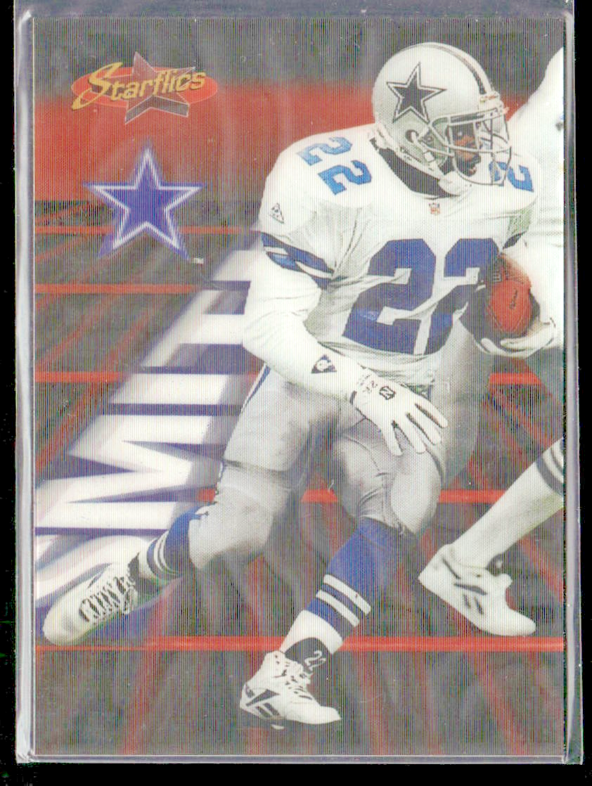 Emmitt Smith Player Lot Bundle 10 Different Football Cards ES003 Cowboys front