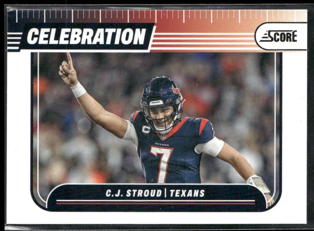 CJ Stroud Player Lot Bundle 10 Different Football Cards CJS001 4 RC back