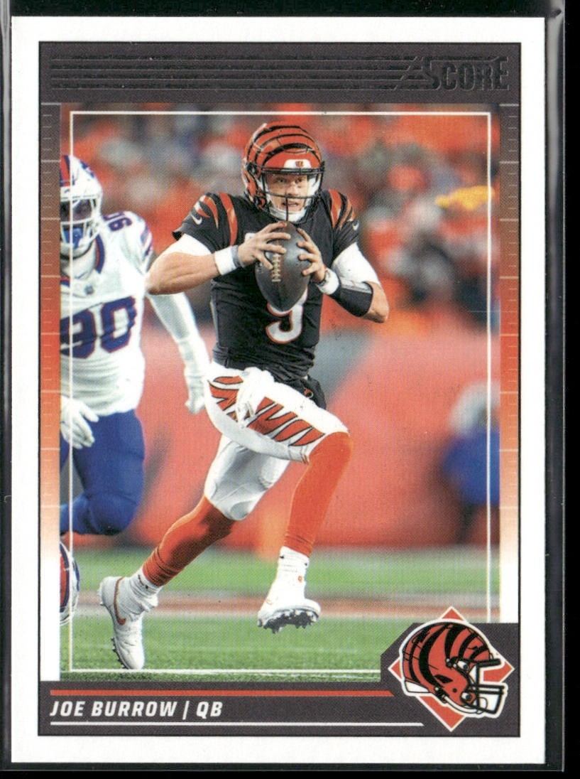 Joe Burrow Player Lot Bundle 10 Different Football Cards JB002 Bengals back