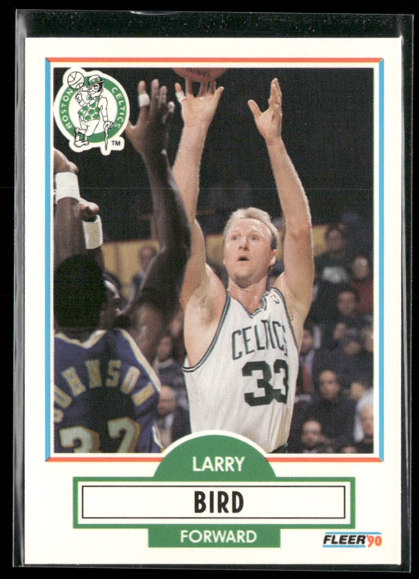 Larry Bird Player Lot Bundle 10 Basketball Cards LB001 Celtics back
