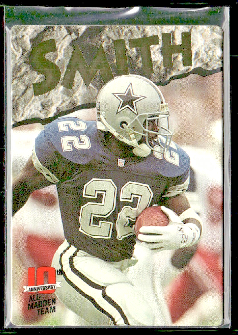 Emmitt Smith Player Lot Bundle 10 Different Football Cards ES004 Cowboys front
