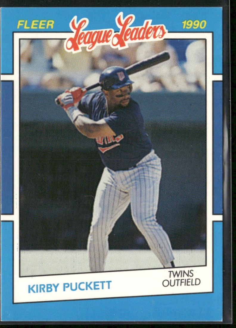 Kirby Puckett Player Lot Bundle 10 Different Baseball Cards KP001 Twins back