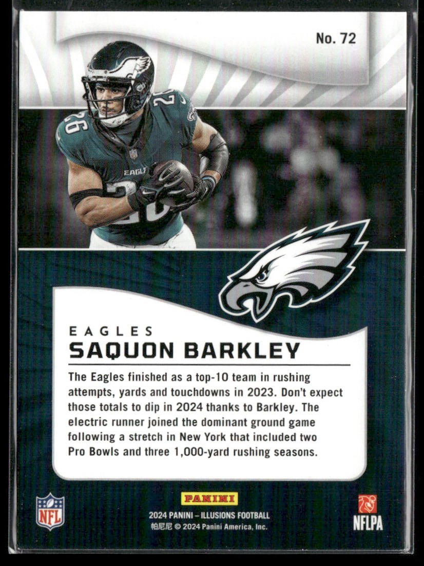 Saquon Barkley Player Lot Bundle 10 Different Football Cards SB002 Giants back
