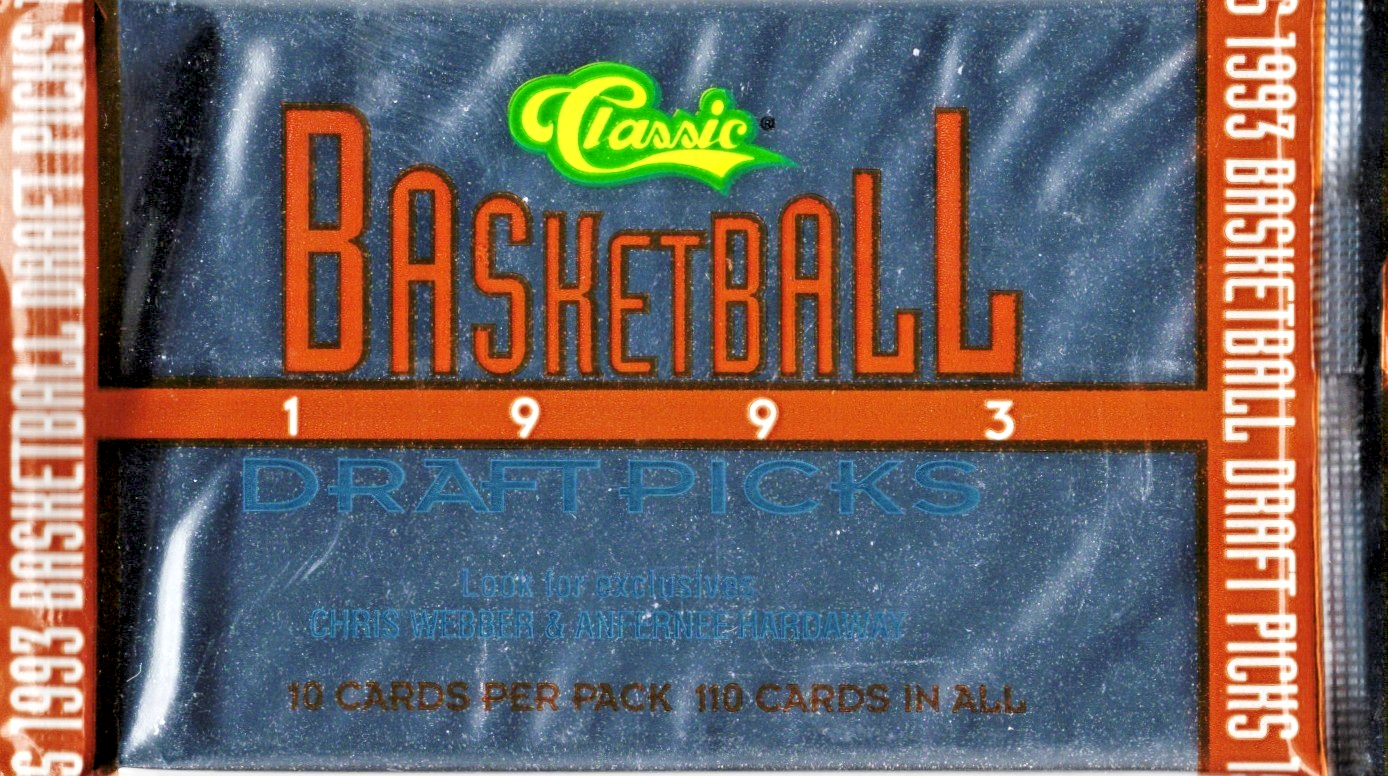 1993 Classic Basketball Draft Picks Sealed Pack | Shaq? Penny Hardaway? front