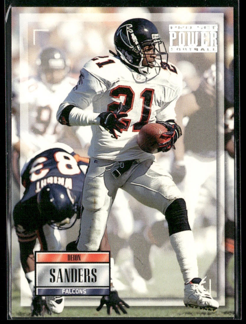 Deion Sanders Player Lot Bundle 10 Different Football Cards DS001 Falcons 49ers back