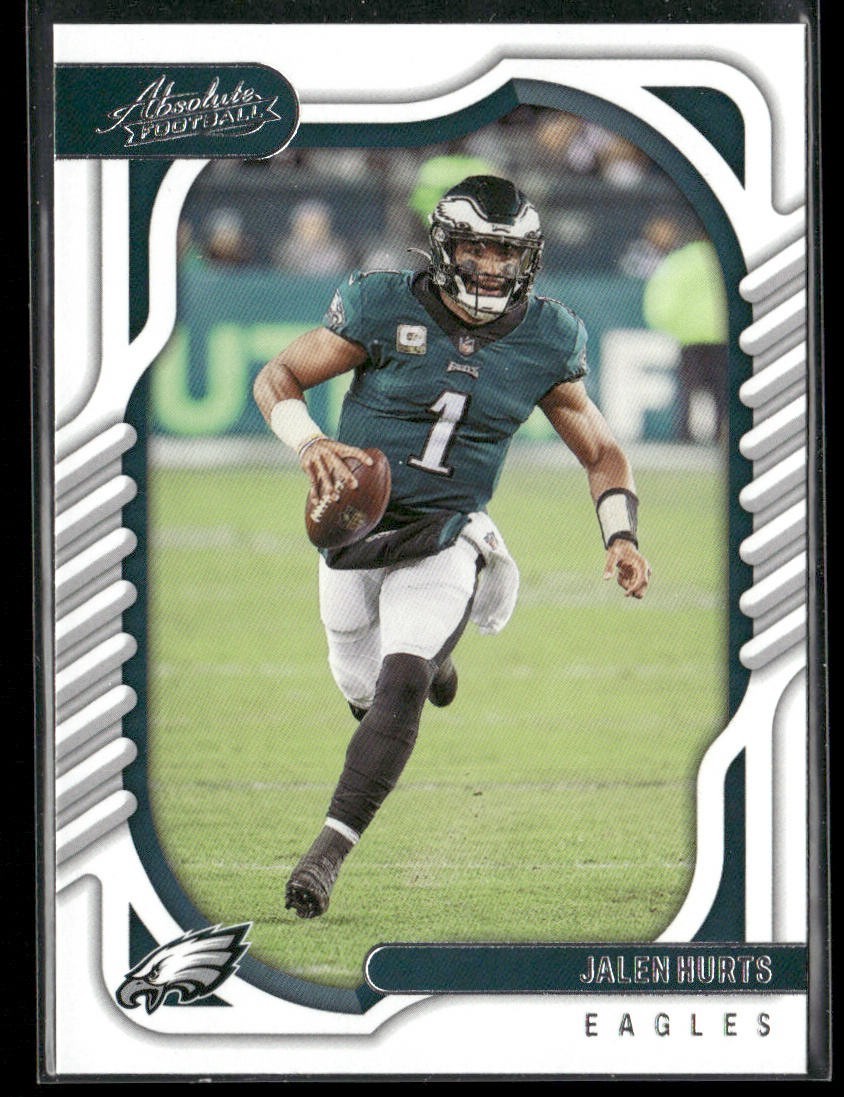 Jalen Hurts Player Lot Bundle 10 Different Football Cards JH002 Eagles back