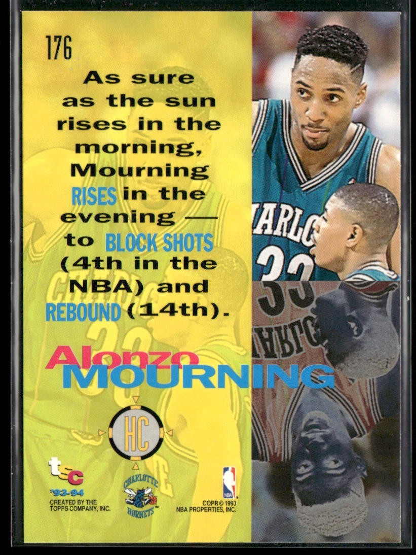 Alonzo Mourning Player Lot Bundle 10 Different Basketball Cards AM002 Heat back