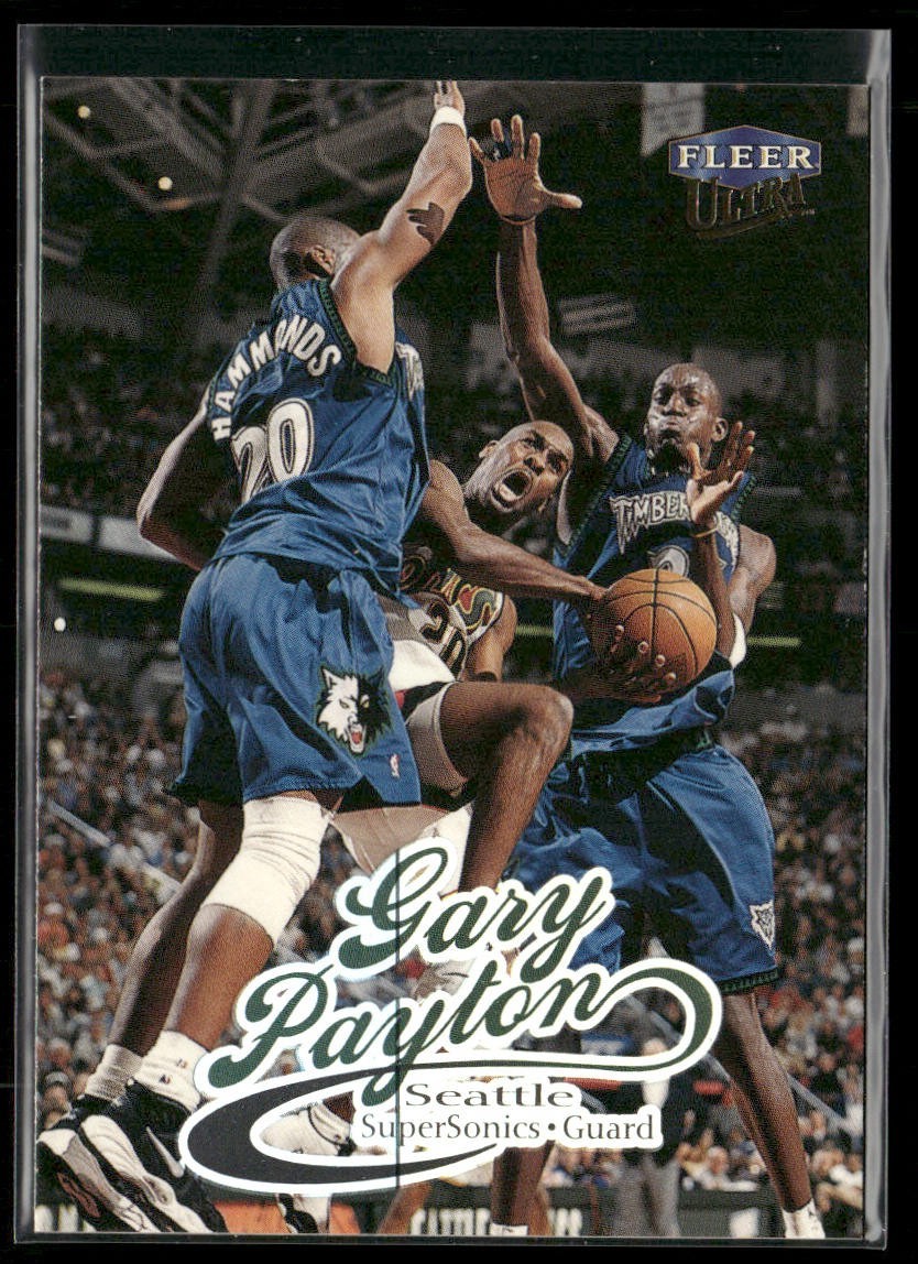 Gary Payton Player Lot Bundle 10 Basketball Cards GP001 Supersonics back