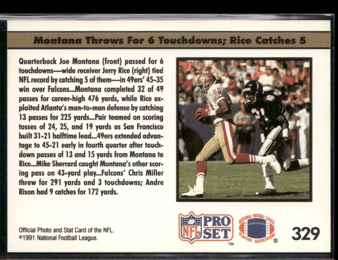Joe Montana Player Lot Bundle 10 Different Football Cards JM003 49ers Chiefs back