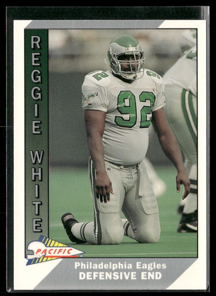 Reggie White Player Lot Bundle 10 Different Football Cards RW007 Eagles Packers back