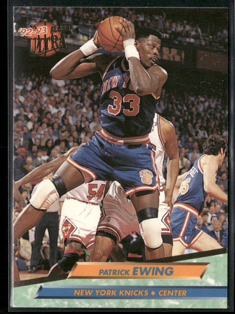 Patrick Ewing Player Lot Bundle 10 Basketball Cards PE004 New York Knicks back