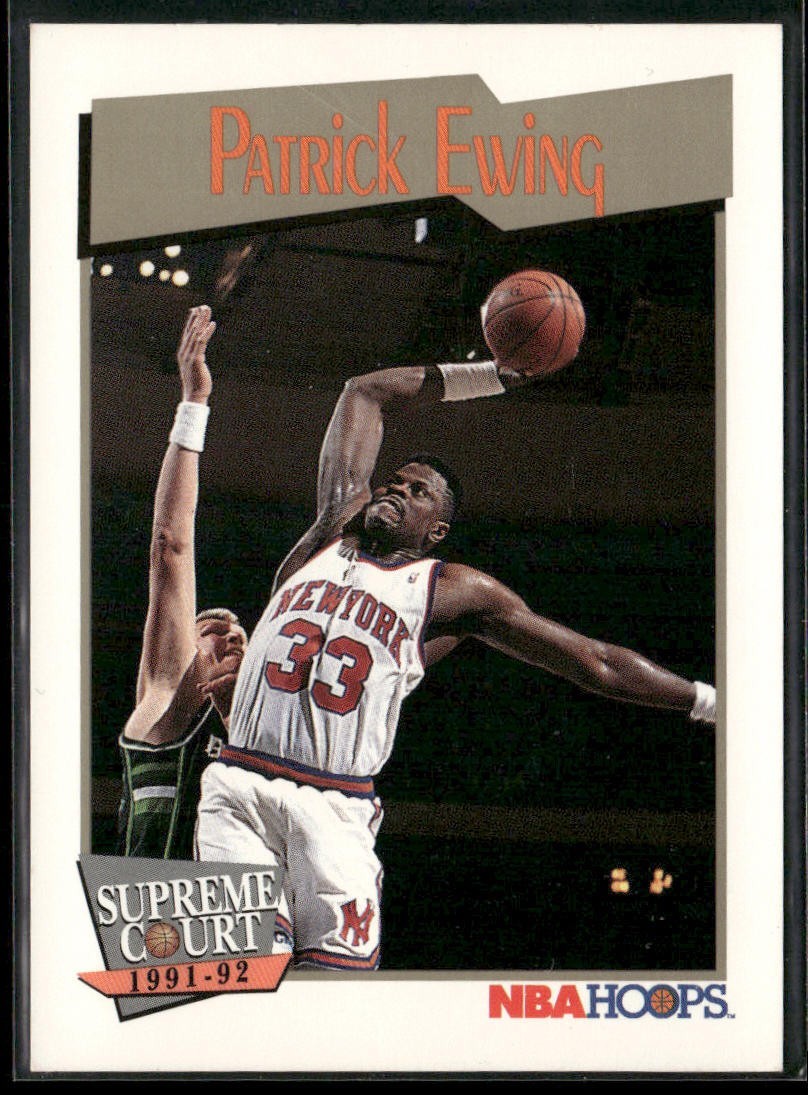 Patrick Ewing Player Lot Bundle 10 Basketball Cards PE005 New York Knicks back