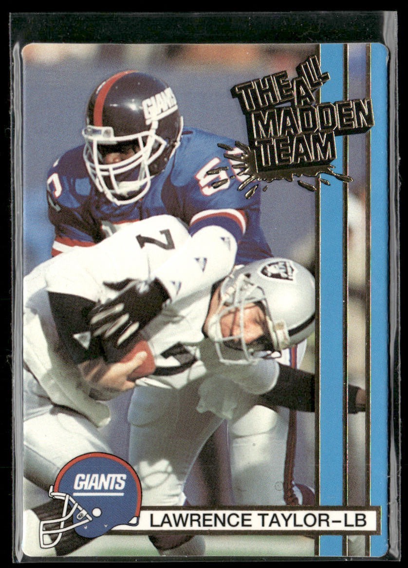Lawrence Taylor Player Lot Bundle 10 Different Football Cards LT002 Giants back