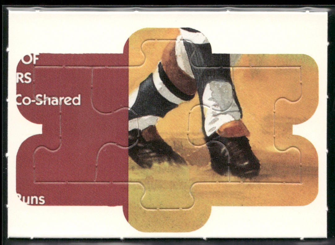 Puzzle Piece Lot Bundle 10 Different Baseball Cards P005 back