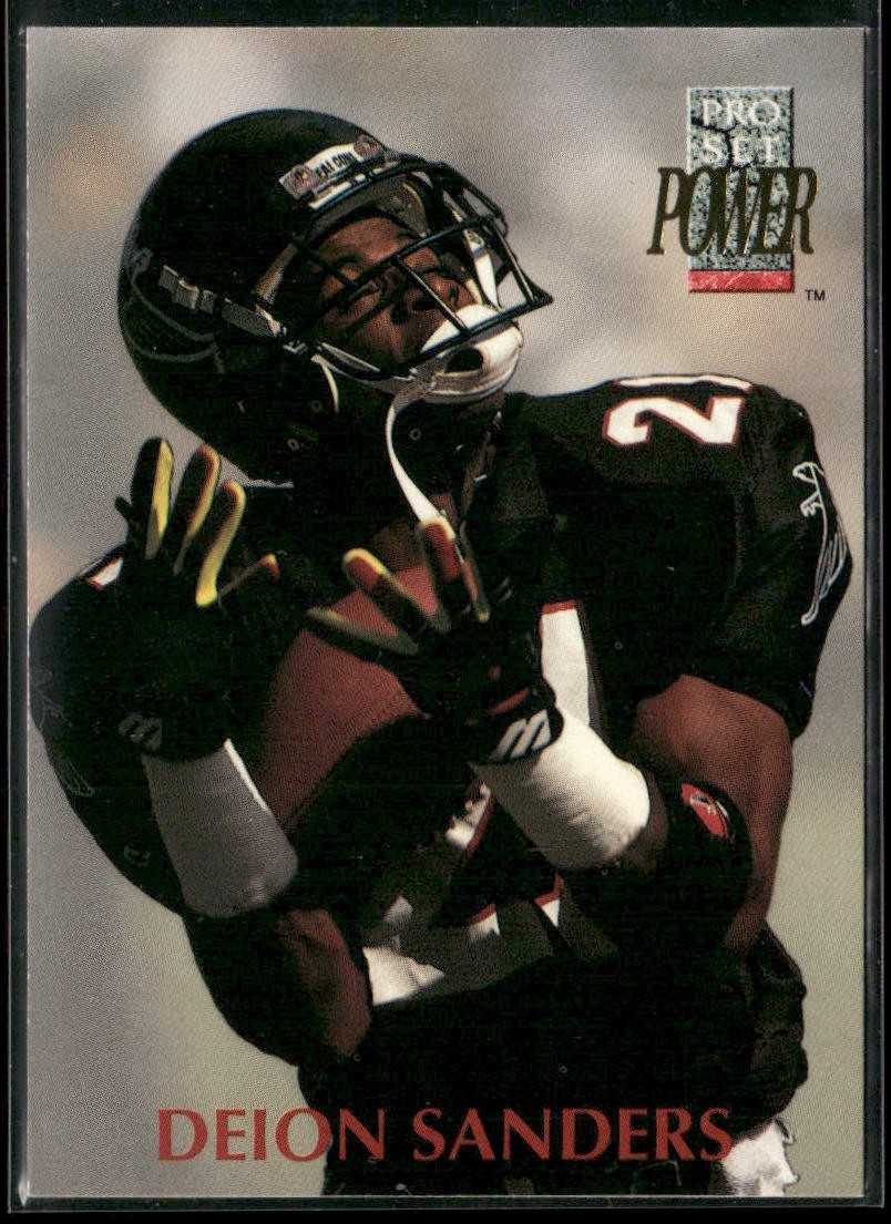 Deion Sanders Player Lot Bundle 10 Different Football Cards DS001 Falcons 49ers back