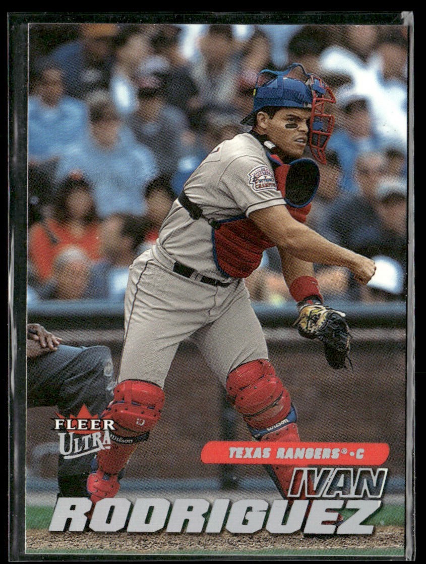 Ivan Rodriguez Player Lot Bundle 10 Different Baseball Cards IR001 Rangers front