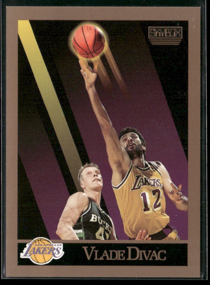 Vlade Divac Player Lot Bundle 10 Basketball Cards VD002 Lakers Hornets front