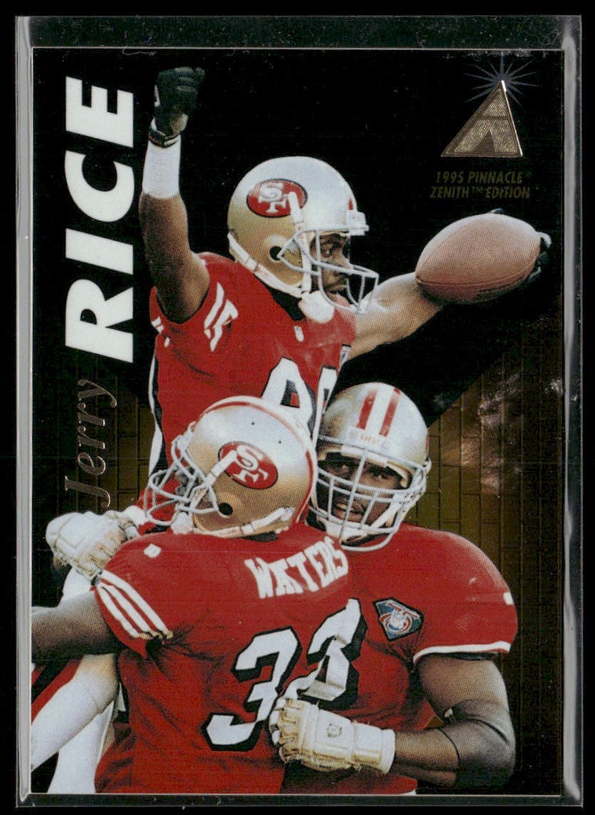 Jerry Rice Player Lot Bundle 10 Different Football Cards JR006 49ers front