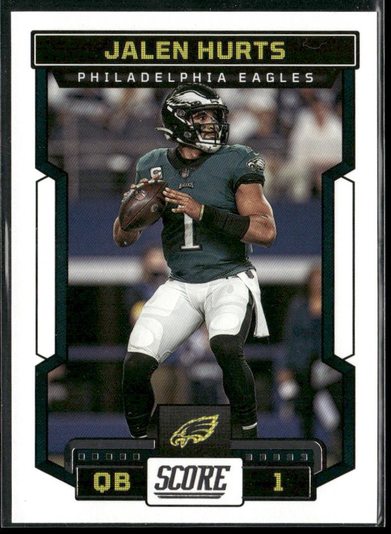 Jalen Hurts Player Lot Bundle 10 Different Football Cards JH004 Eagles back
