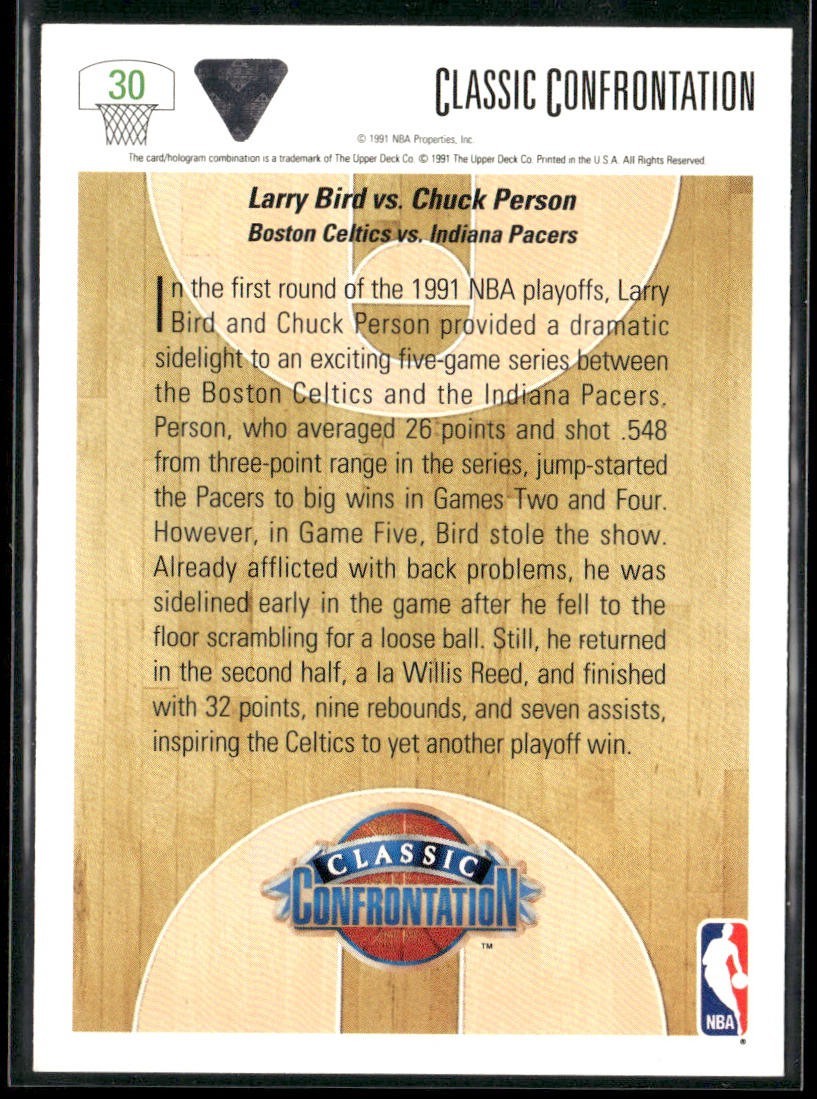 Larry Bird Player Lot Bundle 10 Basketball Cards LB001 Celtics back
