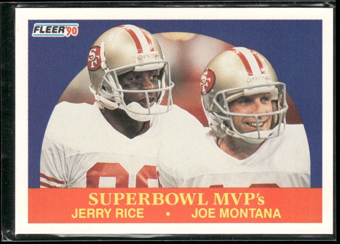 Jerry Rice Player Lot Bundle 10 Different Football Cards JR006 49ers back