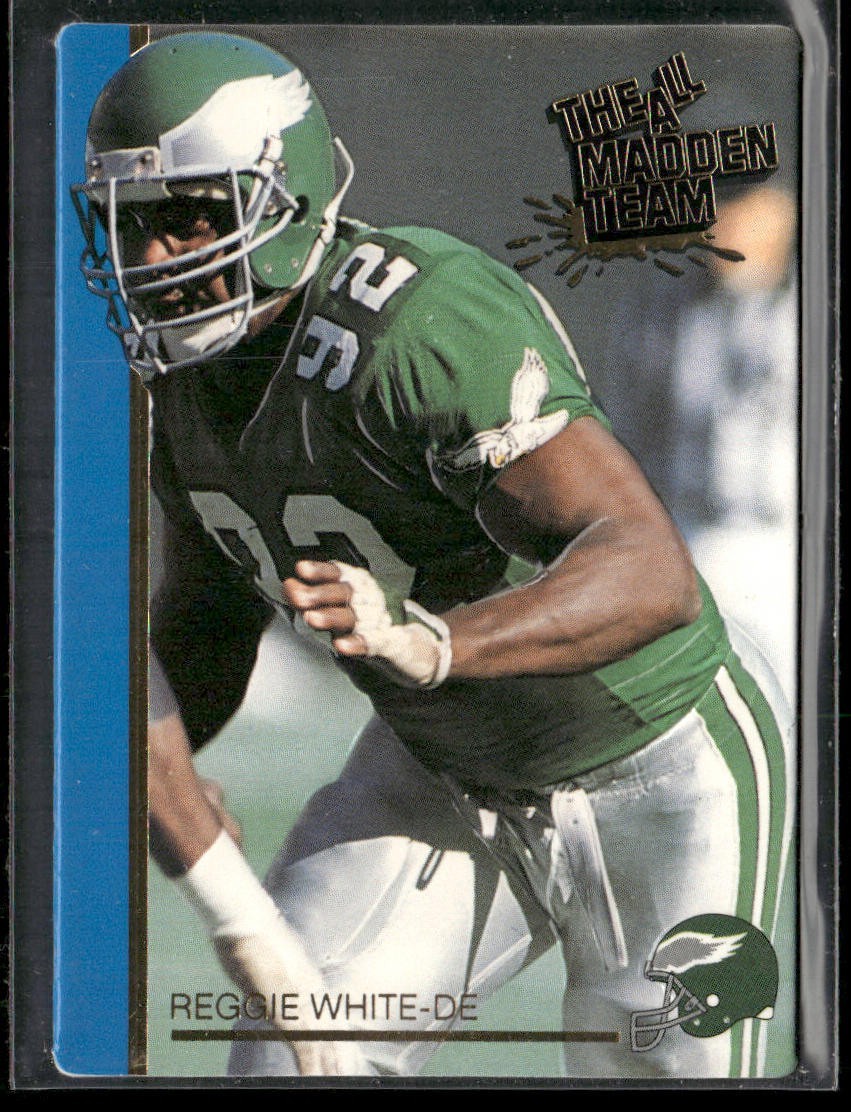 Reggie White Player Lot Bundle 10 Different Football Cards RW002 Eagles Packers back