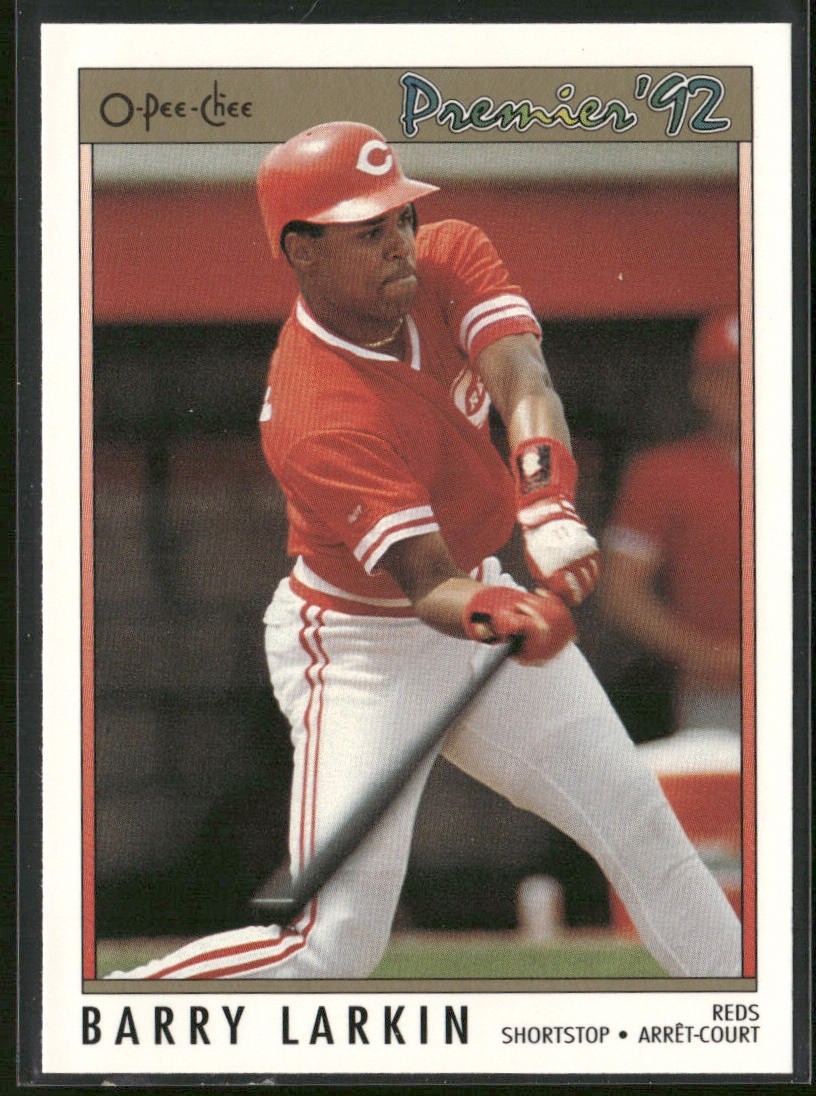 Barry Larkin Player Lot Bundle 10 Different Baseball Cards BL001 Reds back