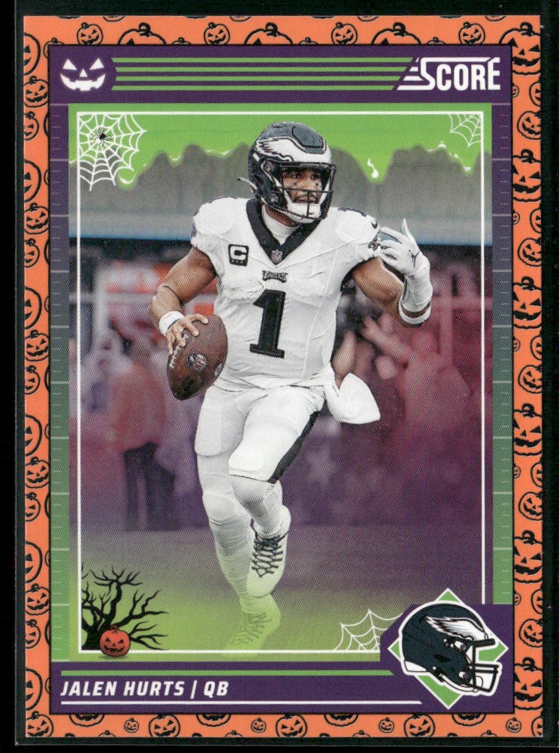 Jalen Hurts Player Lot Bundle 10 Different Football Cards JH004 Eagles back
