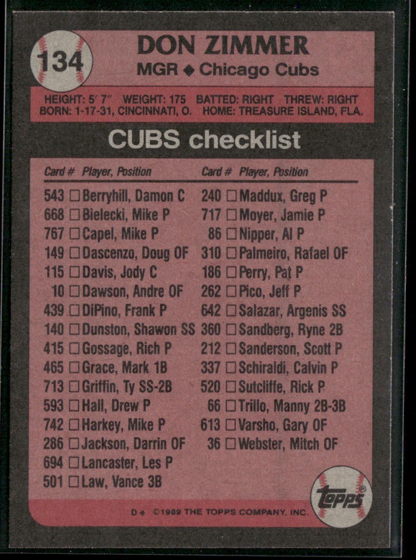 Manger Lot Bundle 10 Different Baseball Cards M005 back