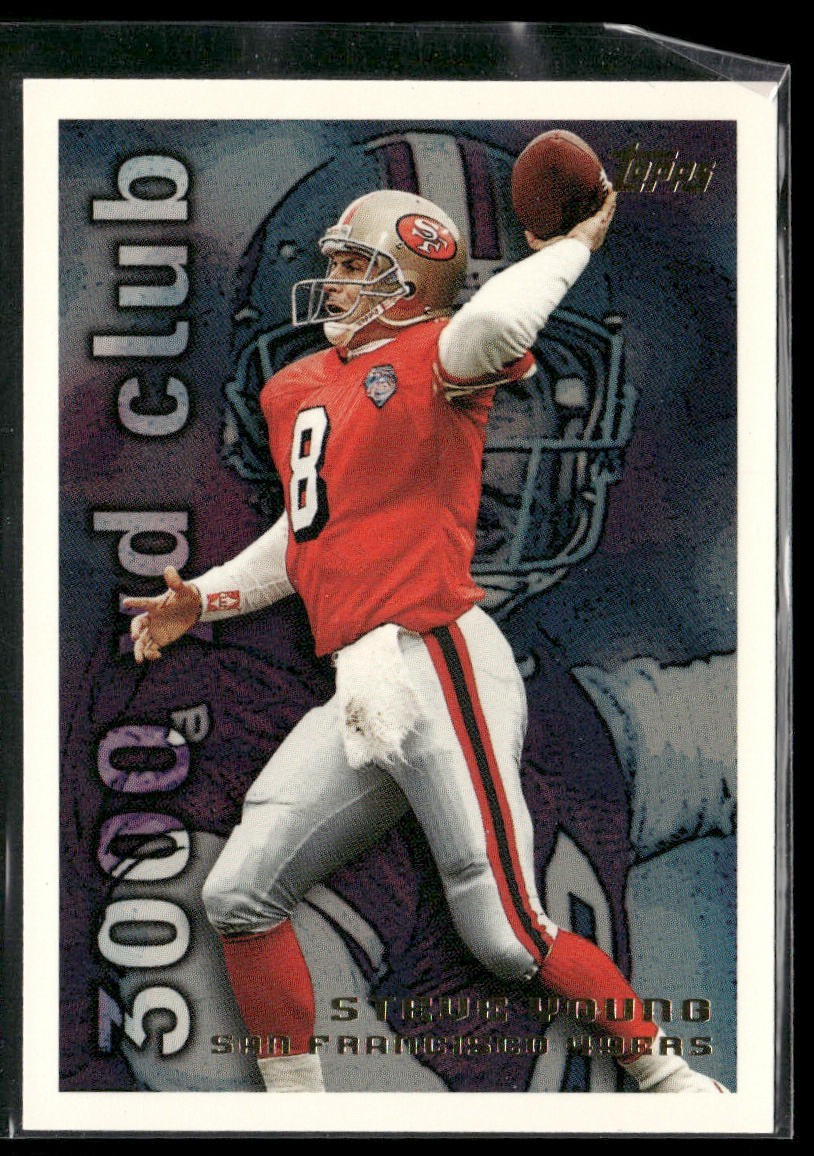Steve Young Player Lot Bundle 10 Different Football Cards SY005 49ers back