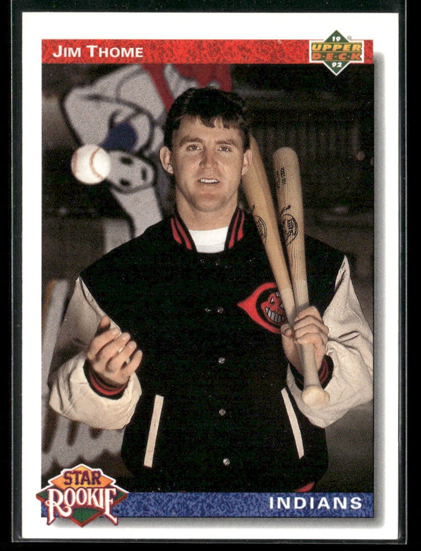 Jim Thome Player Lot Bundle 10 Different Baseball Cards JT001 Indians 1 RC front