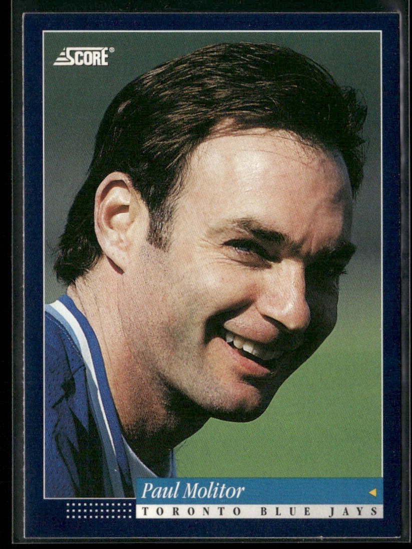 Paul Molitor Player Lot Bundle 10 Different Baseball Cards PM001 Brewers back