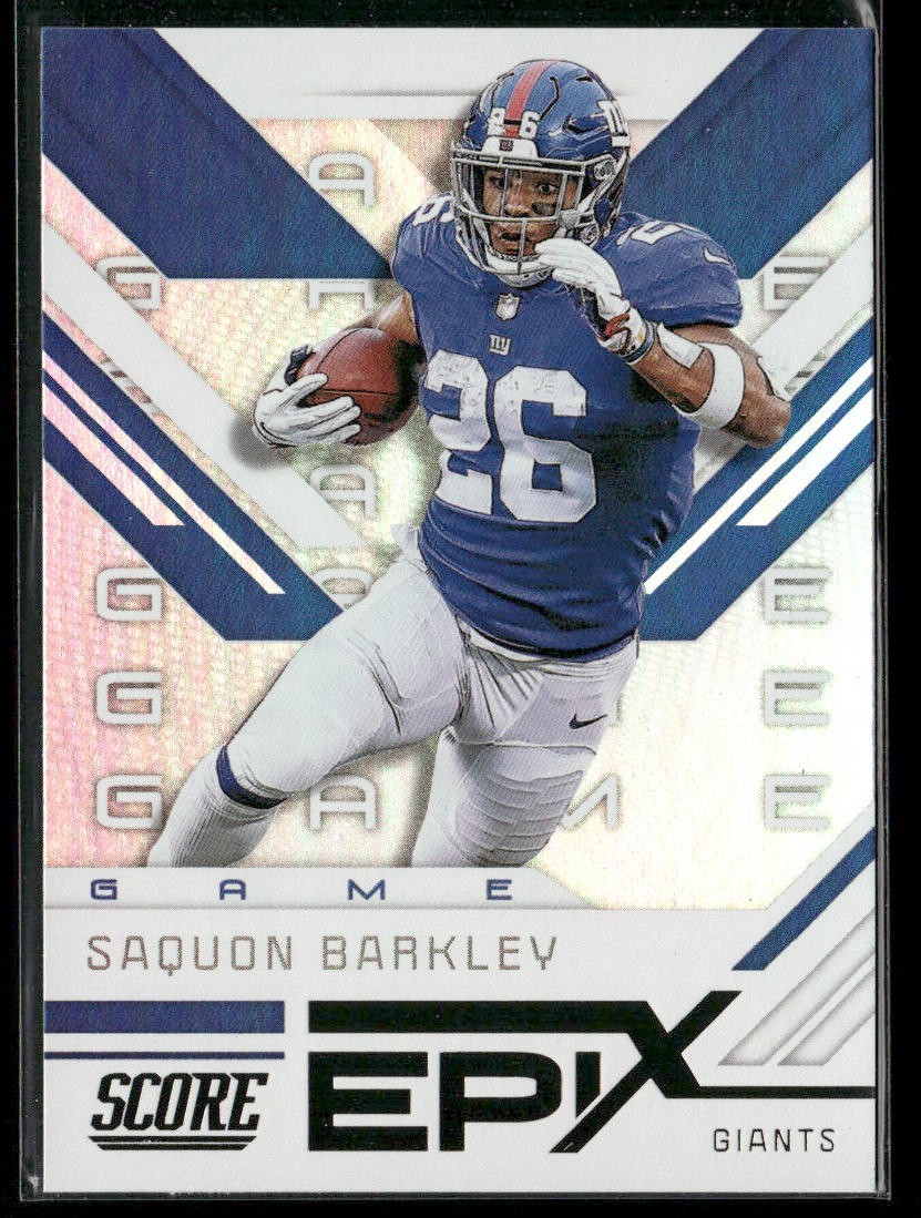 Saquon Barkley Player Lot Bundle 10 Different Football Cards SB003 Giants back