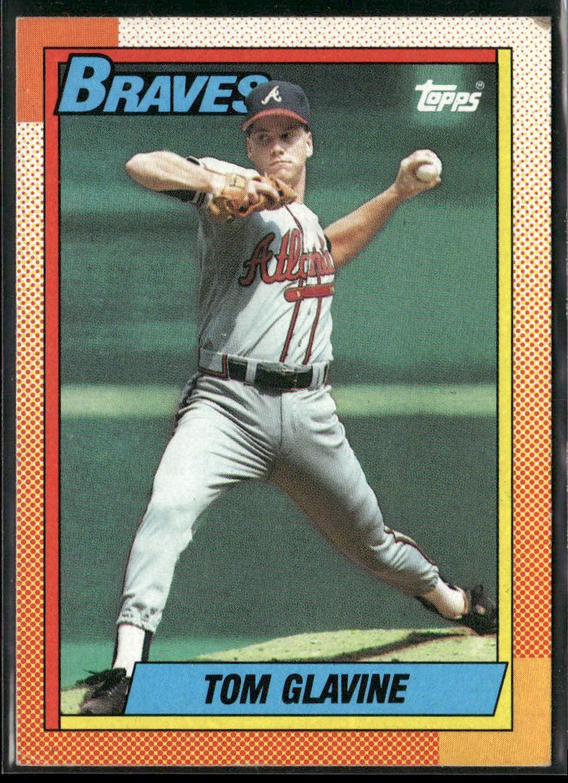 Tom Glavine Lot Bundle 10 Different Baseball Cards TG001 Braves front