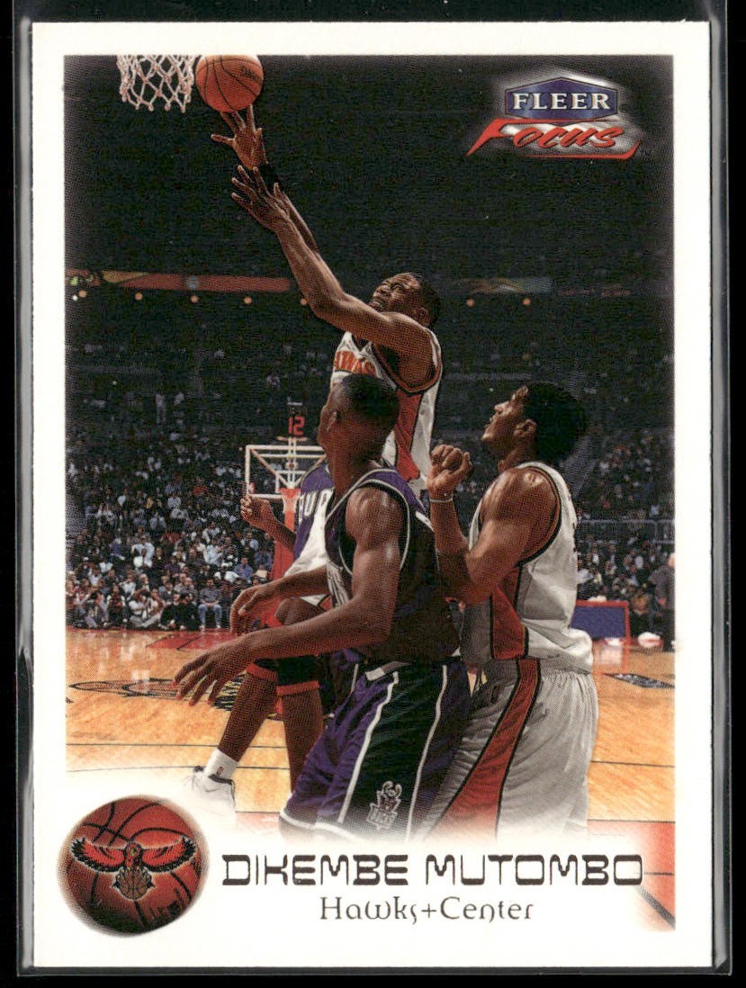 Dikembe Mutombo Player Lot Bundle 10 Basketball Cards DM004 Nuggets Hawks back