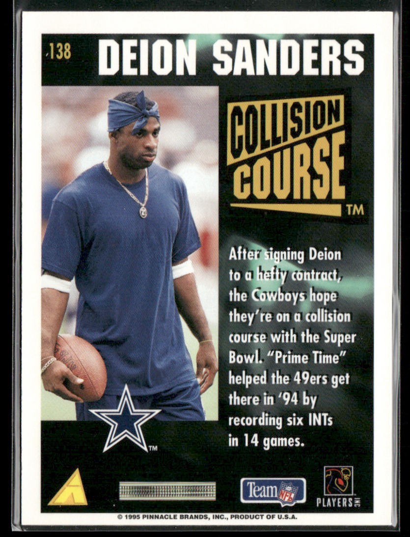 Deion Sanders Player Lot Bundle 10 Different Football Cards DS004 Falcons 49ers back